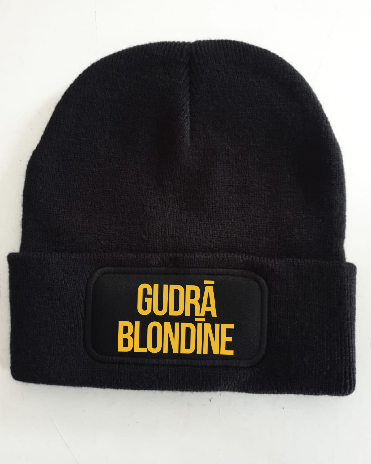 cepure ar apdruku "Gudrā blondīne", lieliska dāvana