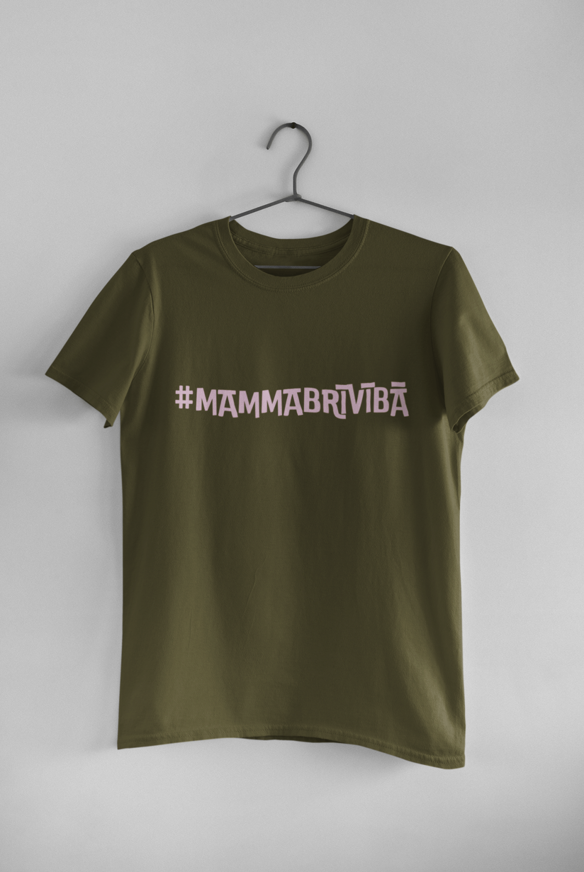 t-krekls ar apdruku "#mammabrīvībā", dāvana sievietei
