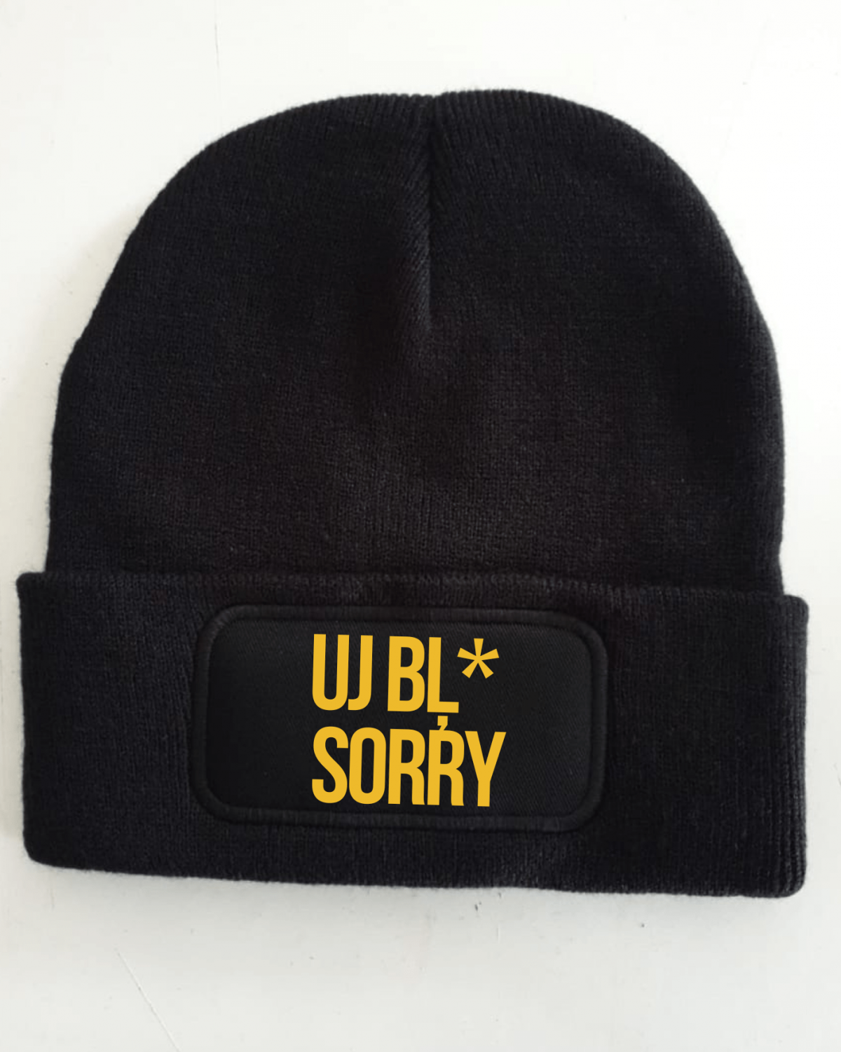 cepure ar apdruku "Uj bļ* sorry", lieliska dāvana
