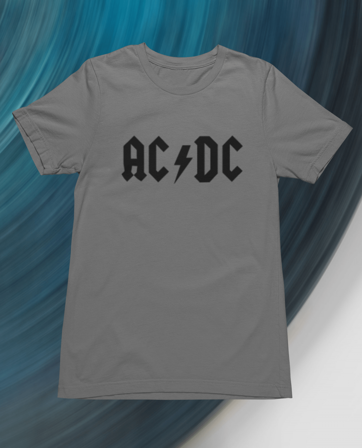 t-krekls ar apdruku “AC ϟ DC”, dāvana sievietei