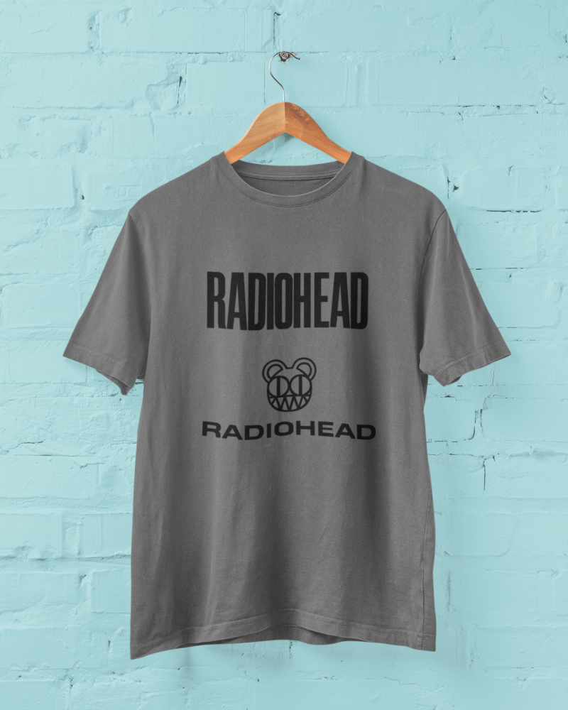 t-krekls ar apdruku “Radiohead”, dāvana vīrietim