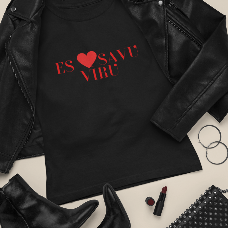 t-krekls ar apdruku “Es ♥ savu vīru”, dāvana Valentīndienā
