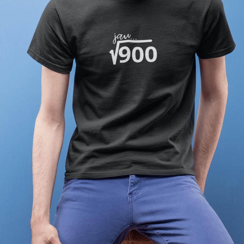 t-krekls ar apdruku "Jau kvadrātsakne no 900", dāvana vīrietim, dāvana vīrietim, dāvana dzimšanas dienā