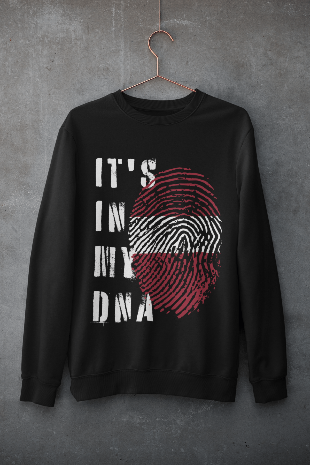 džemperis ar apdruku "It's in my DNA", unisex džemperis ar apdruku, lieliska dāvana