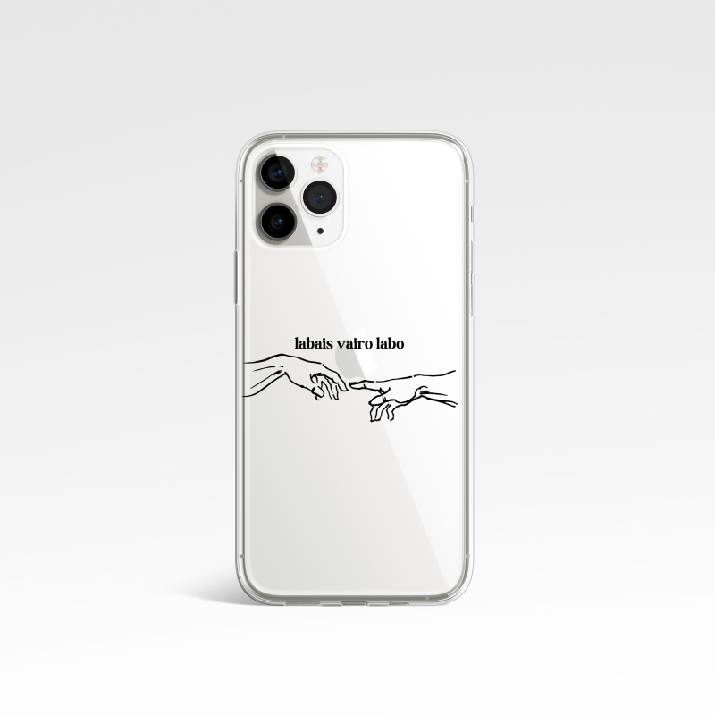 telefona vāciņš ar apdruku "Labais vairo labo", iPhone un Samsung telefona vāciņi