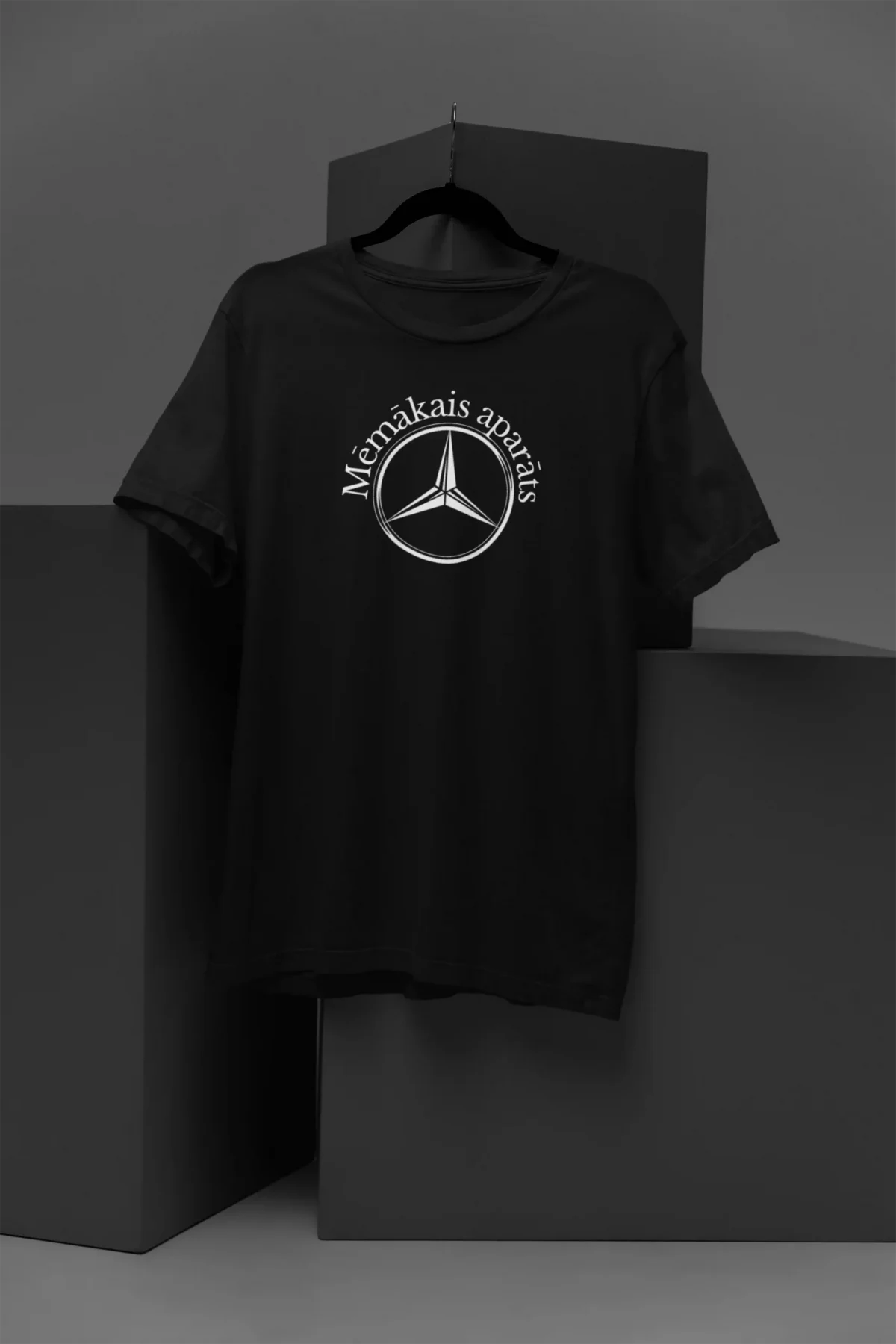 t-krekls ar apdruku "Mercedes - Mēmākais aparāts", lieliska dāvana, dāvana vīrietim