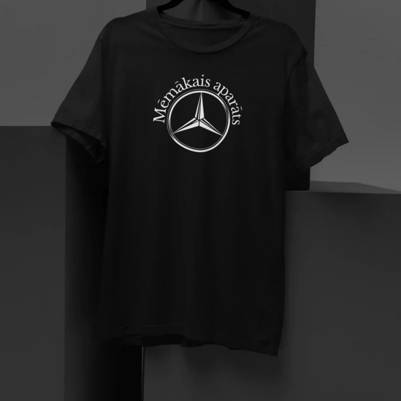 t-krekls ar apdruku "Mercedes - Mēmākais aparāts", lieliska dāvana, dāvana vīrietim